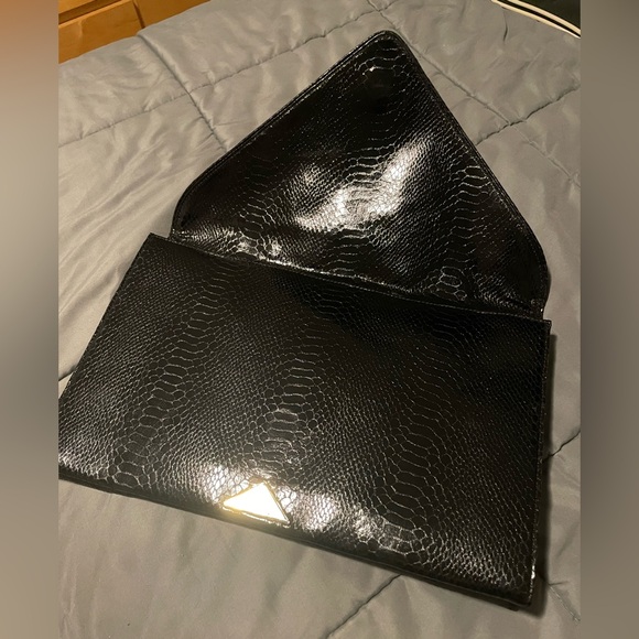 IMAN Black Clutch Envelope Bag - Picture 3 of 8